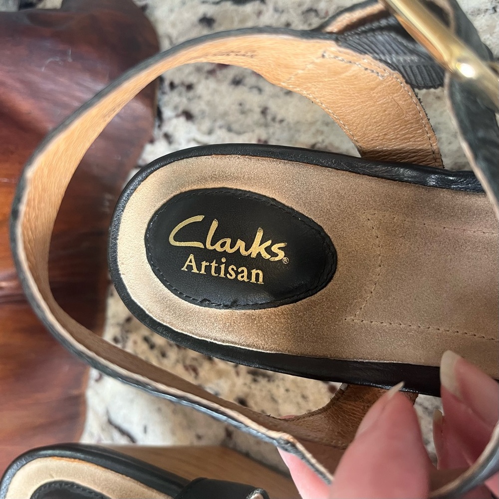 Clark’s Artisan Wedge Sandals - Picture 4 of 10